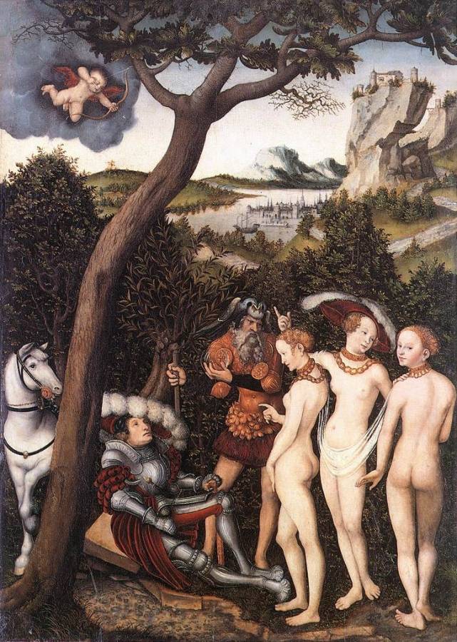 Cranach Lucas il Vecchio - Le jugement de Paris 2.jpg